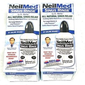 NeilMed pack of two Sinus Rinse - Black and White
